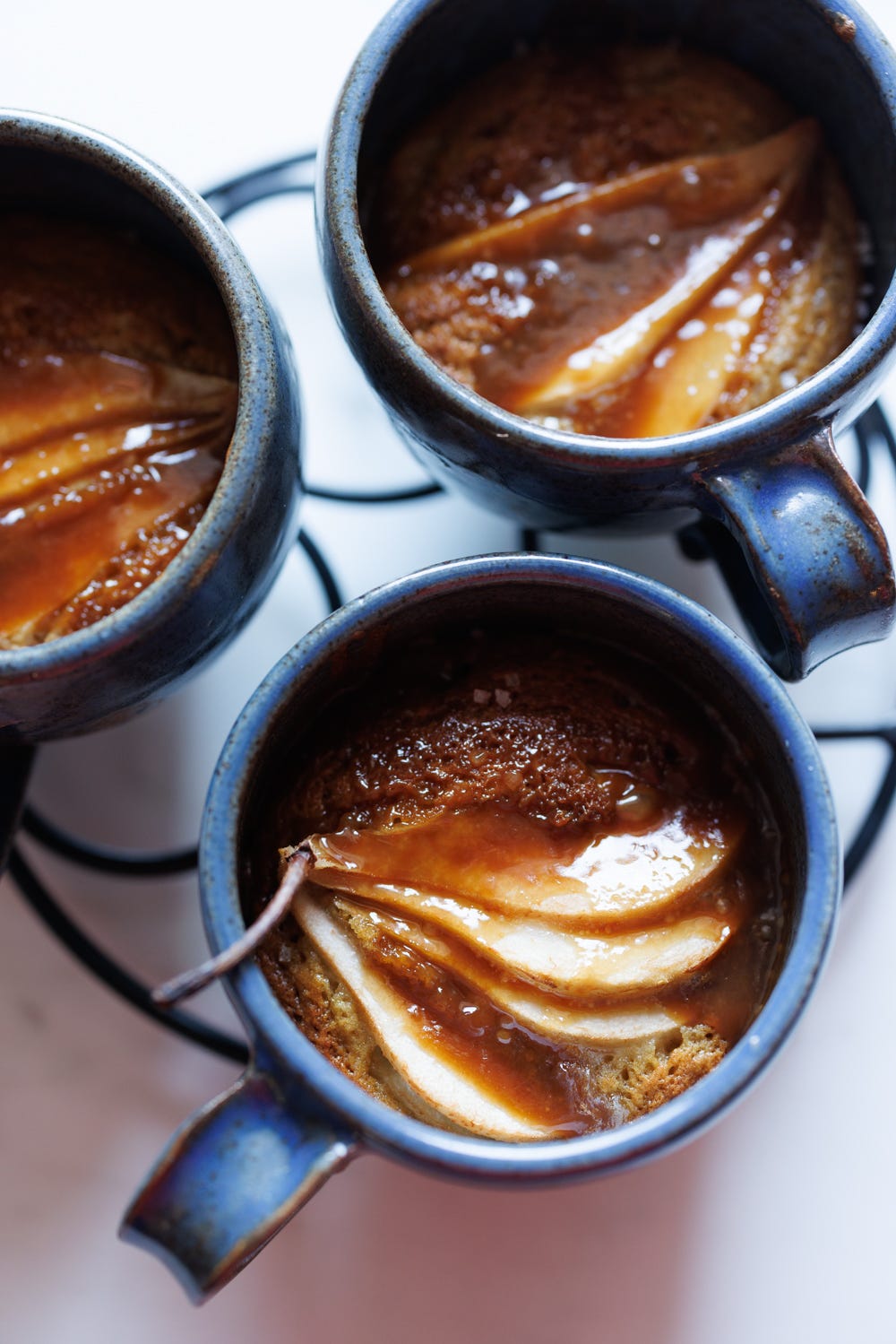 Pear Sticky Toffee Pudding - by Zoë François