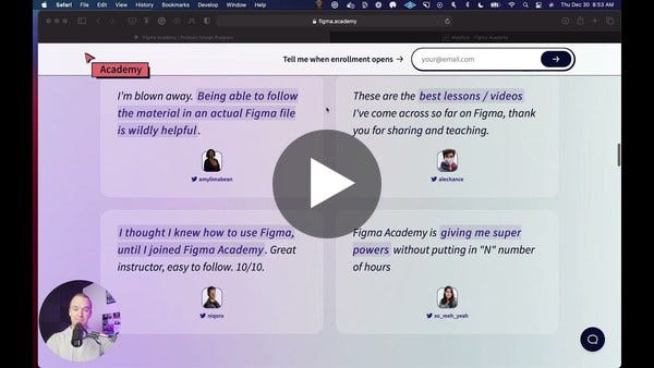 How to create a scrolling gradient transition in Figma + Webflow