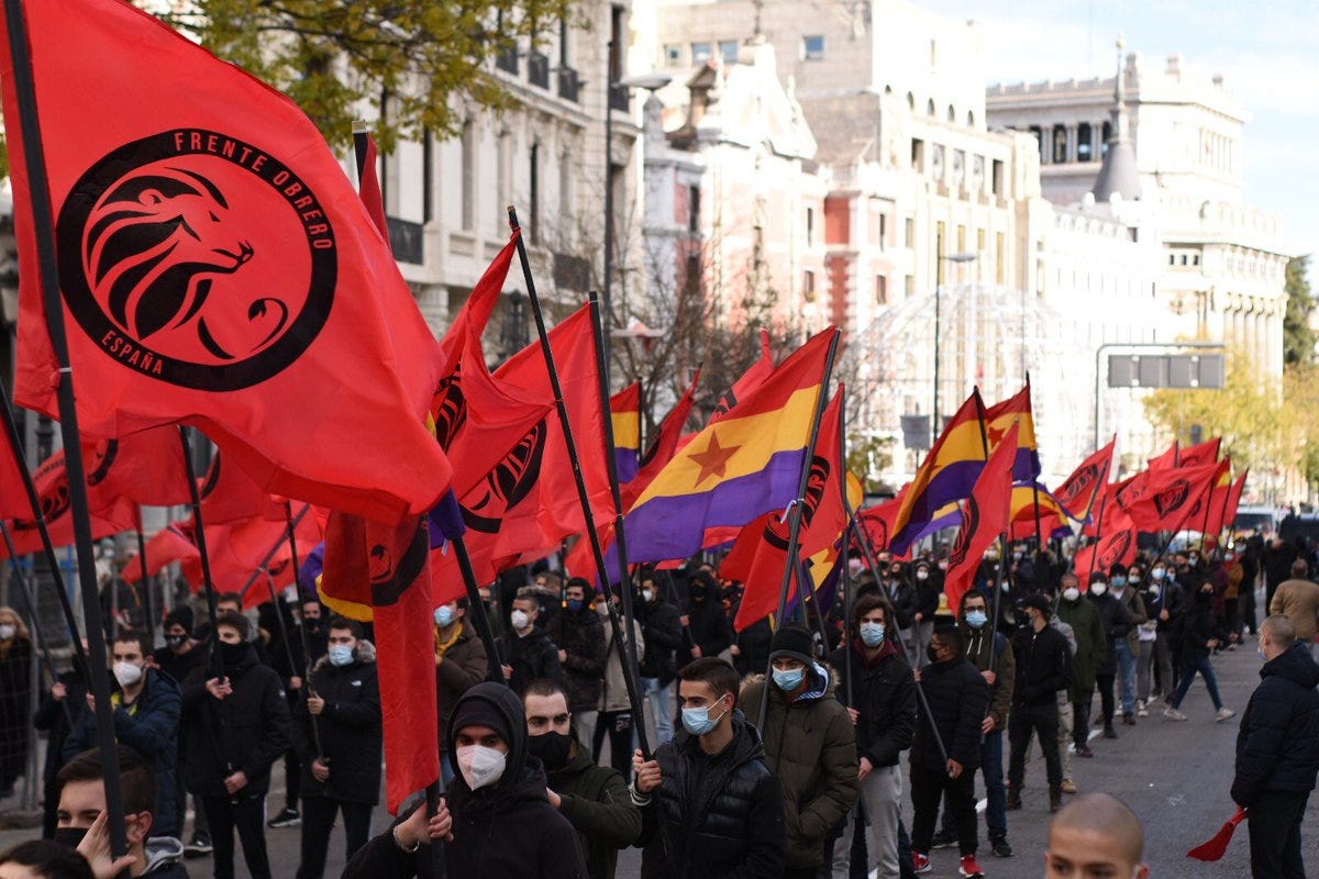 Frente Obrero España on Twitter: "Este 6 de diciembre ha sido un éxito, a  pesar de las restricciones del Covid-19 cientos de militantes han acudido  al bloque del Frente Obrero por la