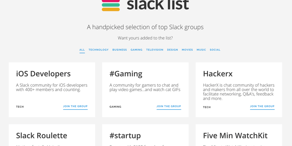 Slack Groups