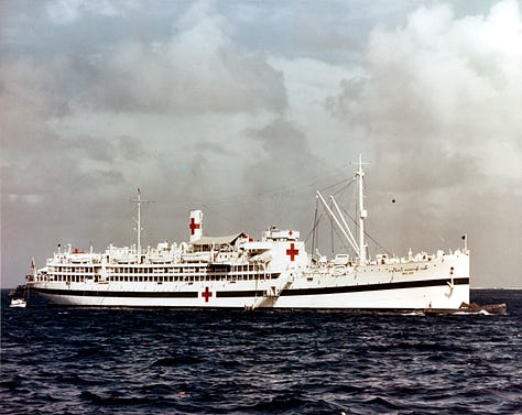 six ships that Medal of Honor Recipient Donald K. Ross served on before the start of the second world war.