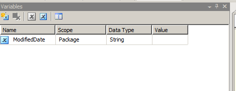 Variable SSIS Create Steps Variable SSIS Create Steps