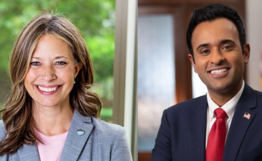 Acton announces running mate in Ohio governor's race, hours after Ramaswamy  confirms his | The Statehouse News Bureau