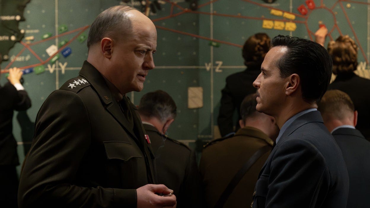 'Pressure' trailer: Andrew Scott and Brendan Fraser star in stormy World  War II drama