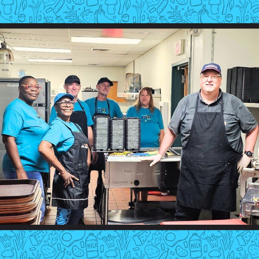 May be an image of 5 people and text