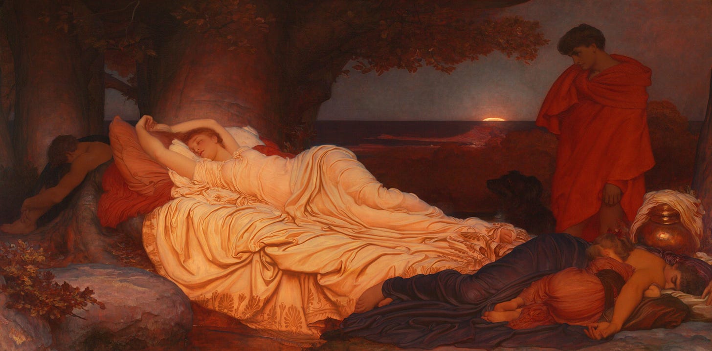 Cymon and Iphigenia (Leighton painting) - Wikipedia