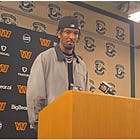 Jayden Daniels’ limp, the speculation, and what we know (and don’t)