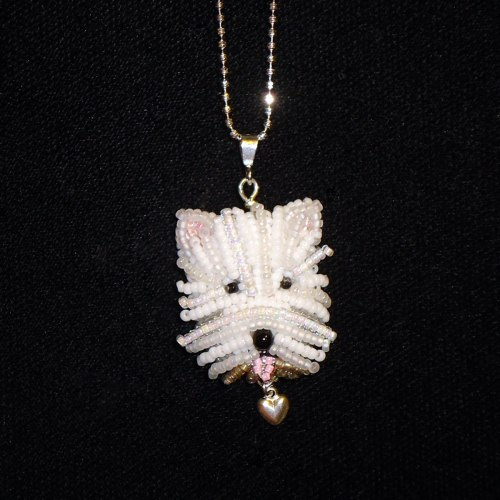 Tiny Beaded West Highland White Terrier Dog Yorkie Pendant Sterling silver diamond bead chain 925 Bead embroidery Beadwork Beading Dogs Etsy Amazon Handmade Tiny Beaded West Highland White Terrier Dog Yorkie Pendant Sterling silver diamond bead chain 925 Bead embroidery Beadwork Beading Dogs Etsy Amazon Handmade