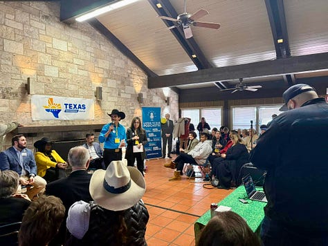 Pictures from the forum. Lots of attendees.