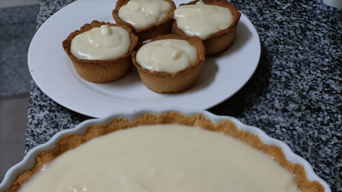 Old Fashioned Milk Tart with Buttery Crust