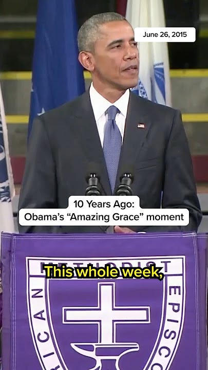 10 Years Ago: Obama's "Amazing Grace" moment