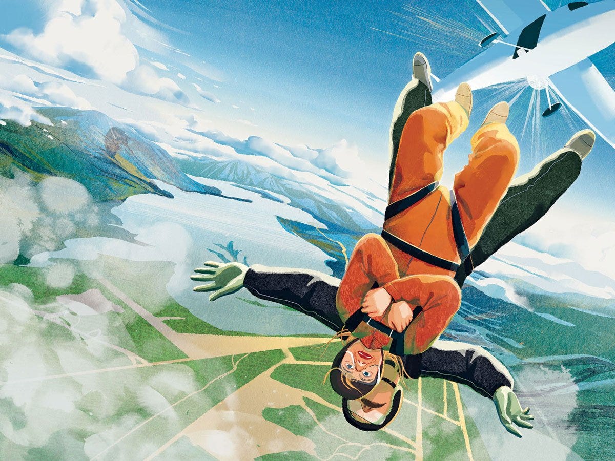 Skydiving over the Yukon Desert Skydiving over the Yukon Desert