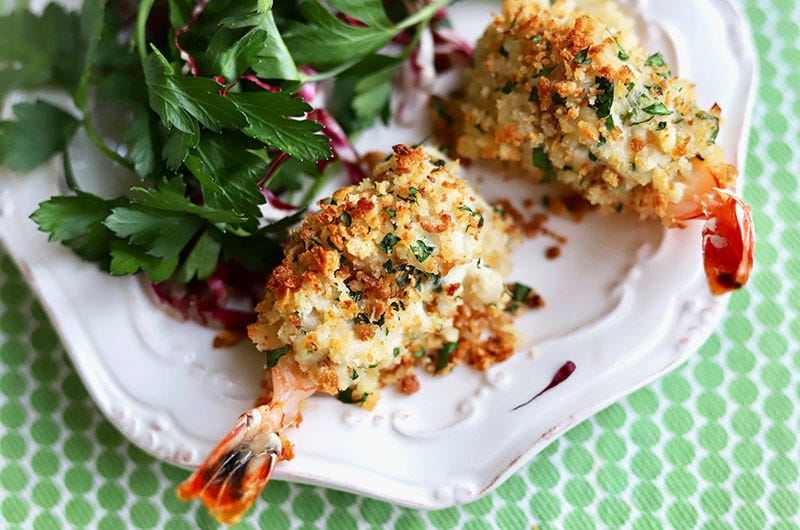 Crab-Stuffed Shrimp, Cook the Vineyard
