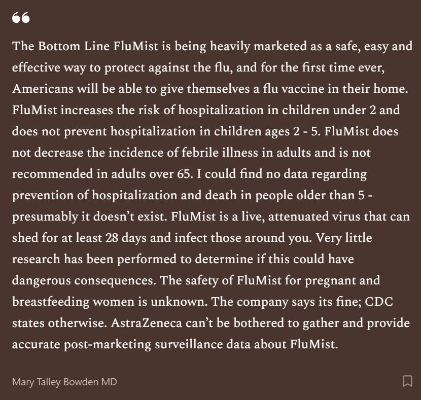 FluMist Vaccine Approved for Home Use. A deeper dive into America's first self-administered vaccine.