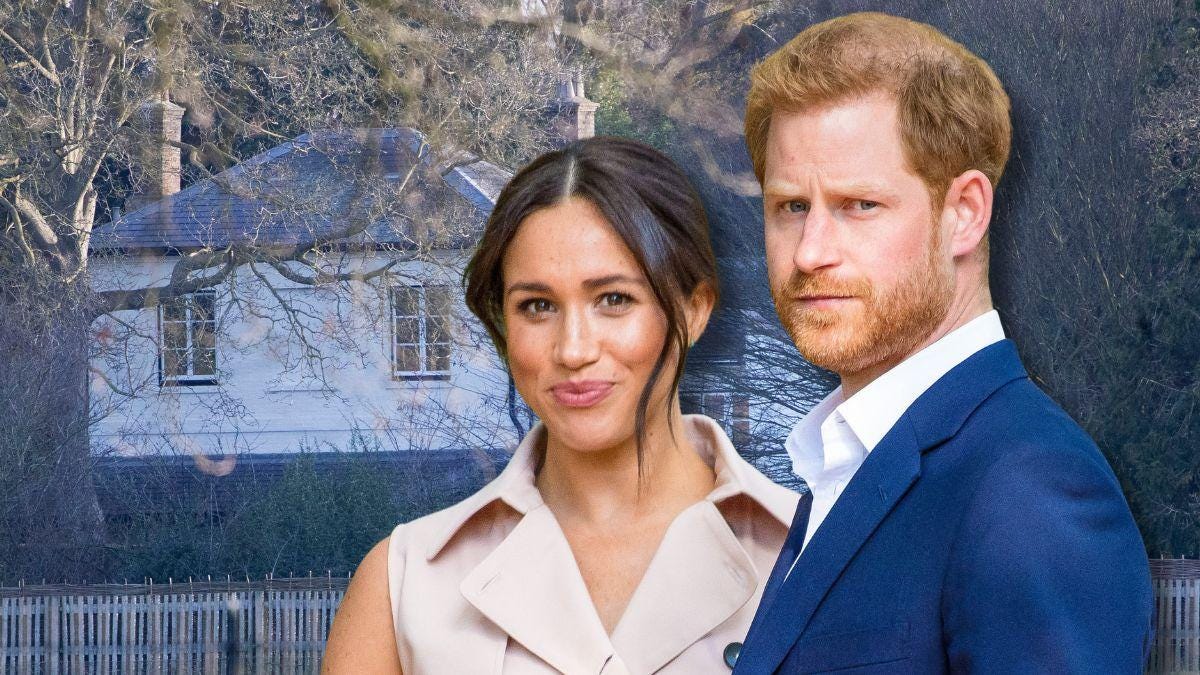 Photo of Frogmore Cottage, Prince Harry and Meghan Markle Photo of Frogmore Cottage, Prince Harry and Meghan Markle