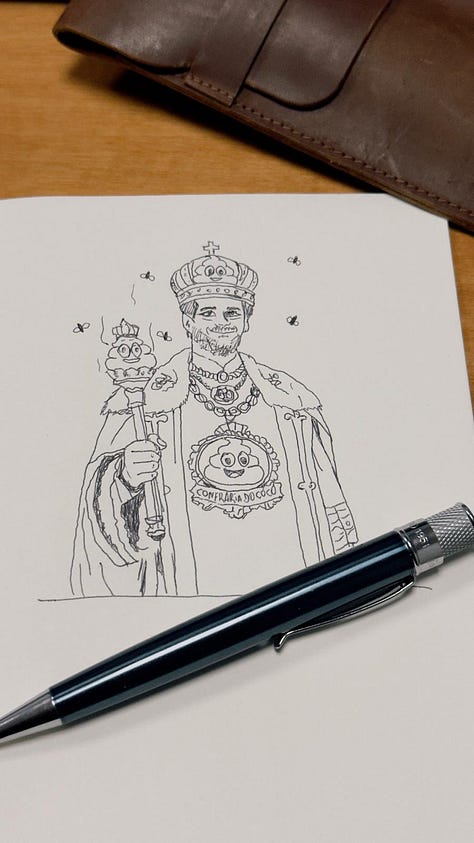 Estou convencido de que as canetas e o papel me trouxeram uma conexão parcialmente perdida entre os meus pensamentos e a linguagem, a elaboração do texto.