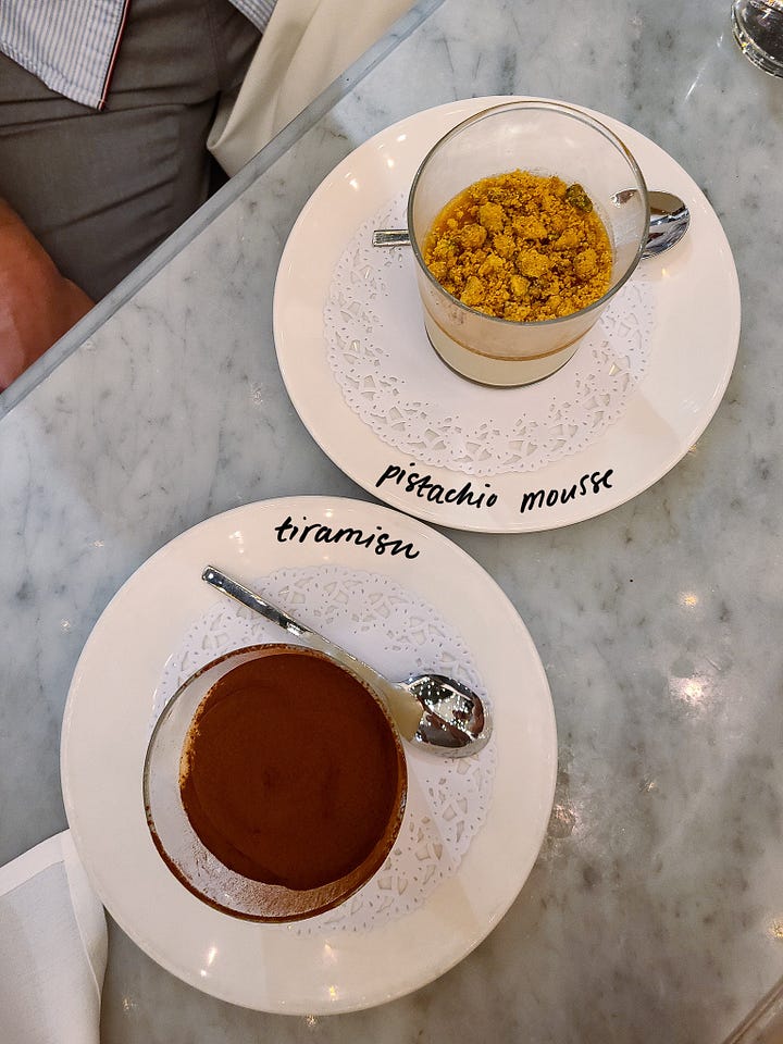 Eataly La Piazza desserts and pistachio gelato