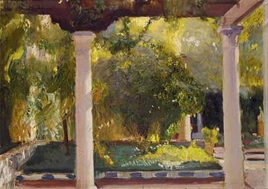 The Gardens of Sorolla's House, 1915-17, Joaquin Sorolla