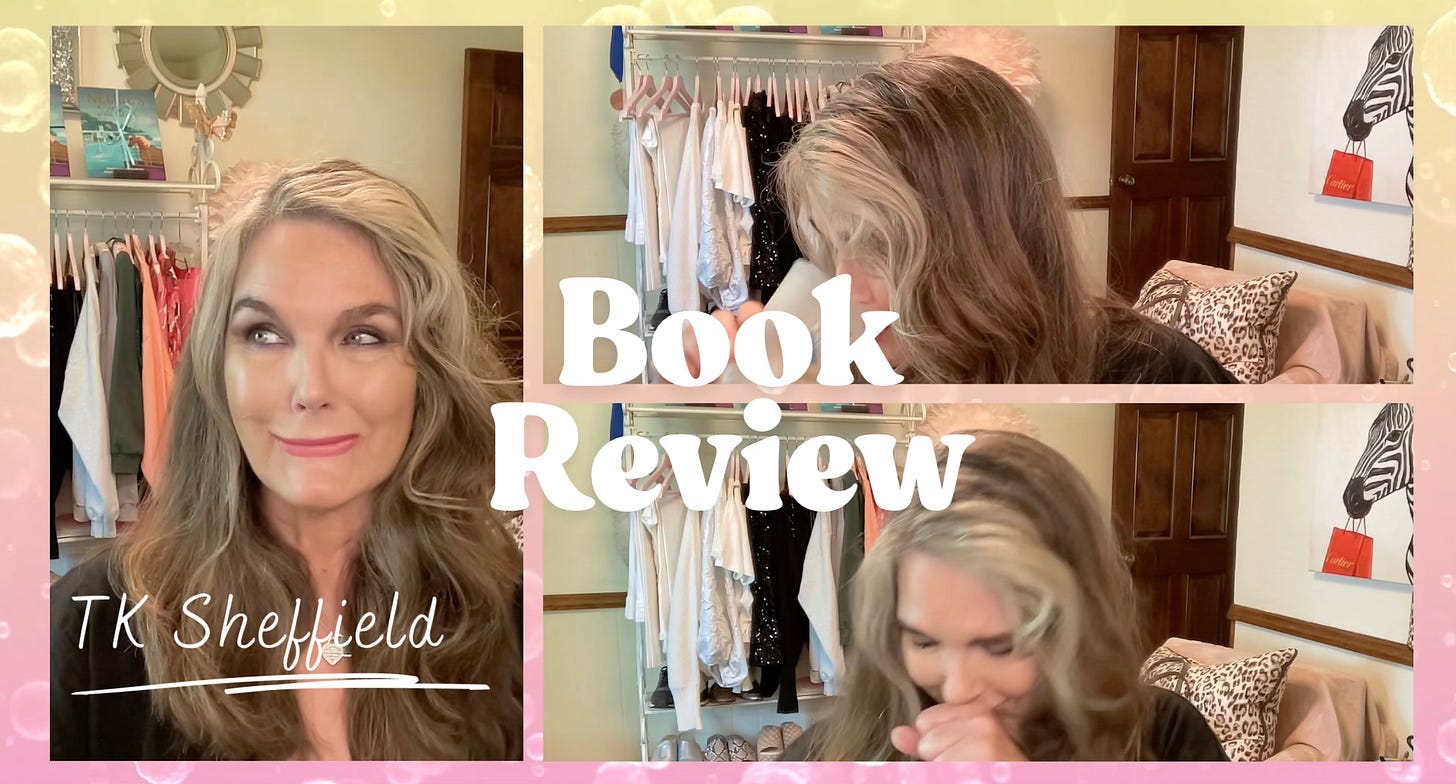 TK Sheffield in a series of outtake images for book reviews