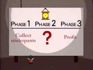 Underpants Gnomes" Political Economy