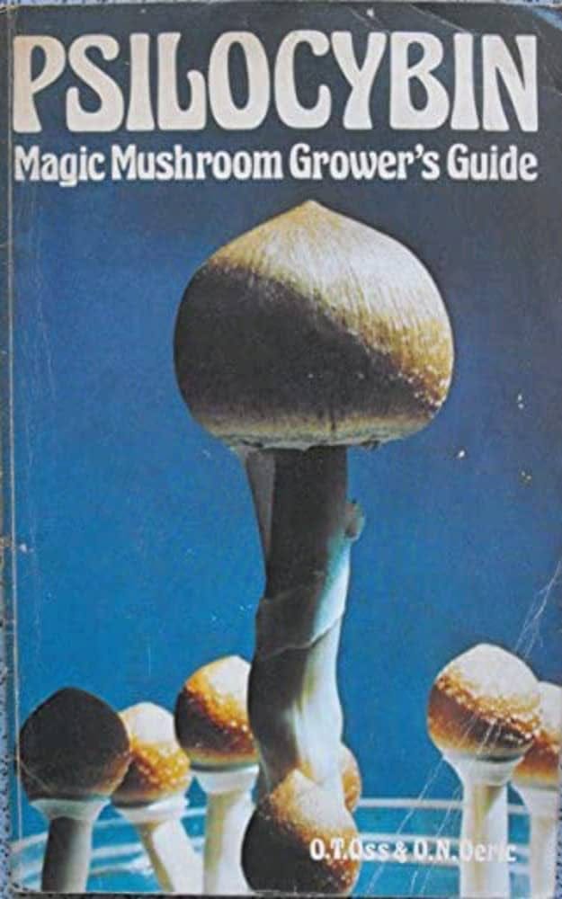 Front cover, 1970s edition of the book, illustrated with mushrooms