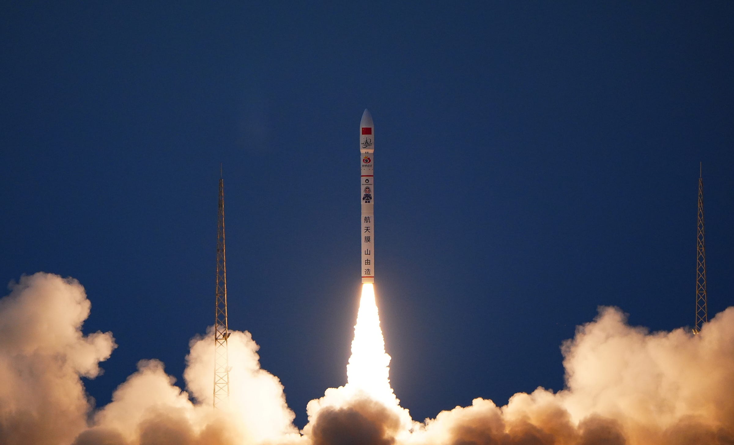 The Ceres-1 Y16 vehicle lifting off from the Jiuquan Satellite Launch Center.