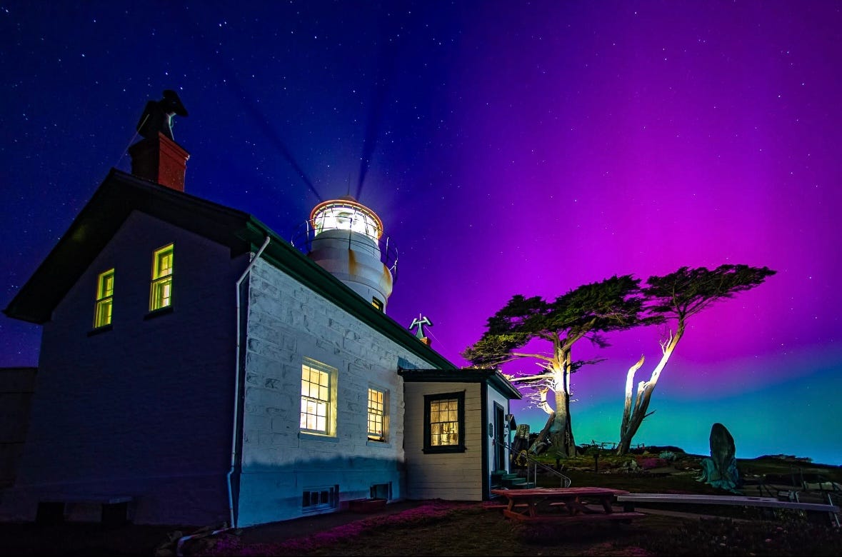 Stunning Images from the Dark: America's Lighthouses at Night