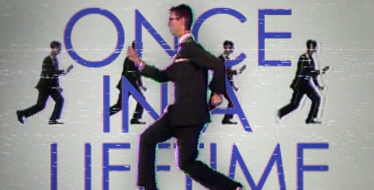 Jitazos inmortales S05E01: 'Once in a Lifetime', de Talking Heads