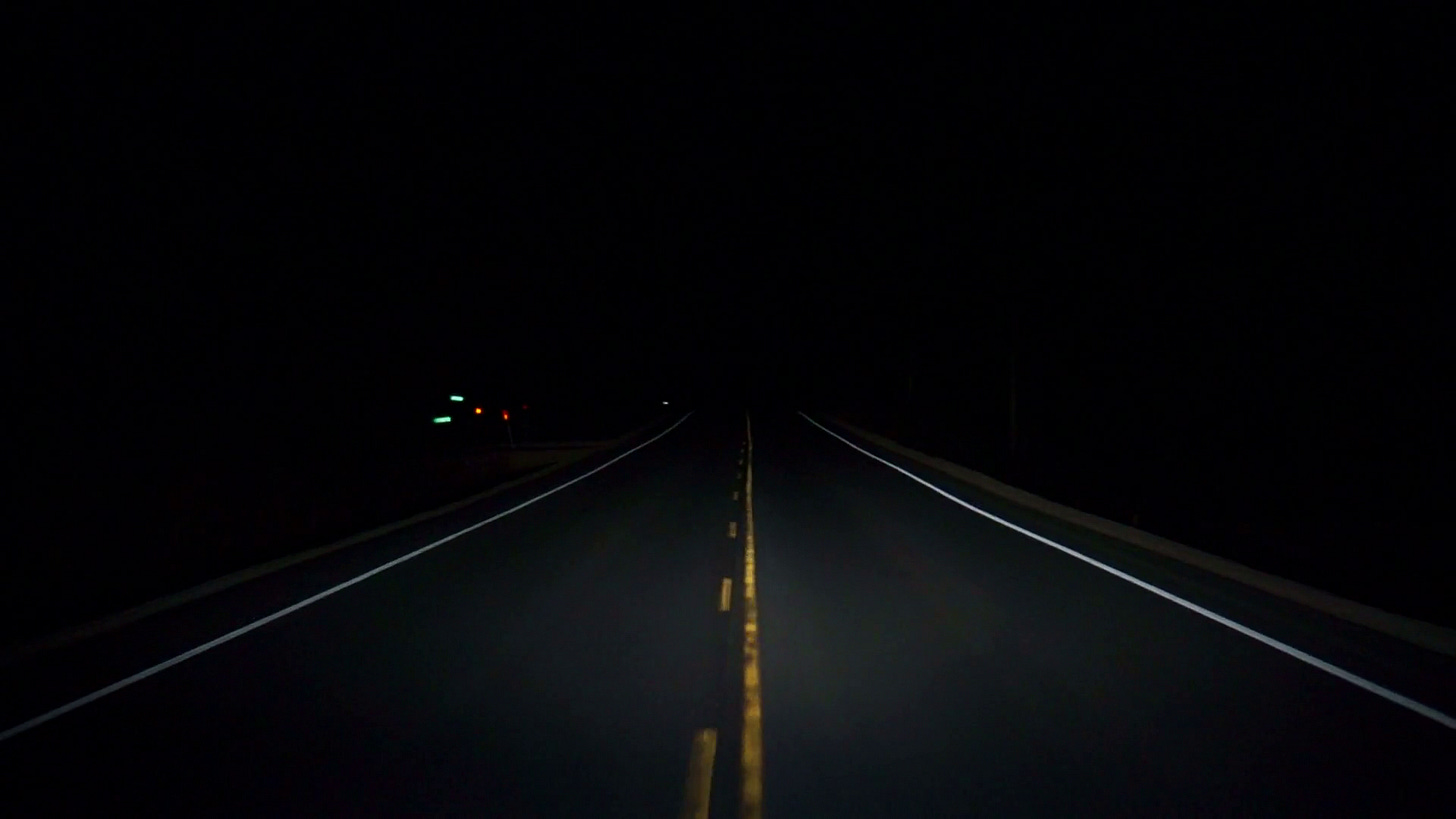Dark Road At Night Dark Road At Night