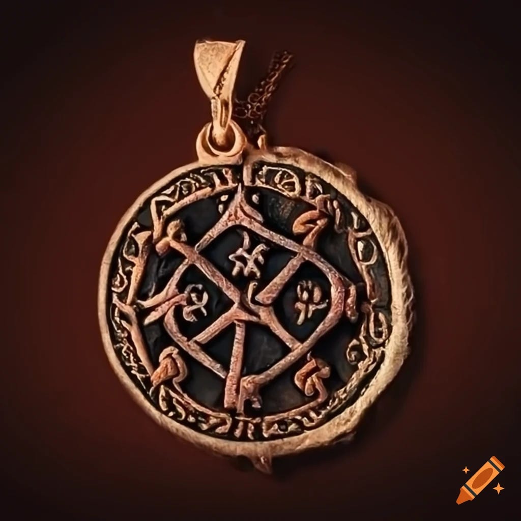 Image of a slavic talisman on Craiyon