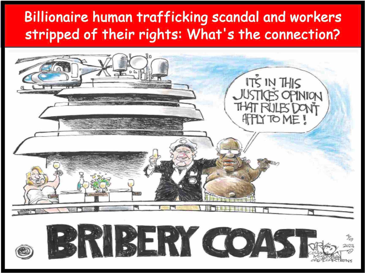 Clarence Thomas. Harlan Crow. Trammel Crow Jr. Supreme Court corruption.