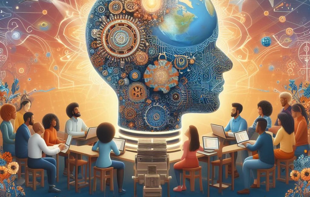 How might we, as learning designers & educators, co-create exponential human-AI synergies to cultivate equity meta-governance, unravel our meta-crisis, & mitigate against & adapt to our poly-crisis? 