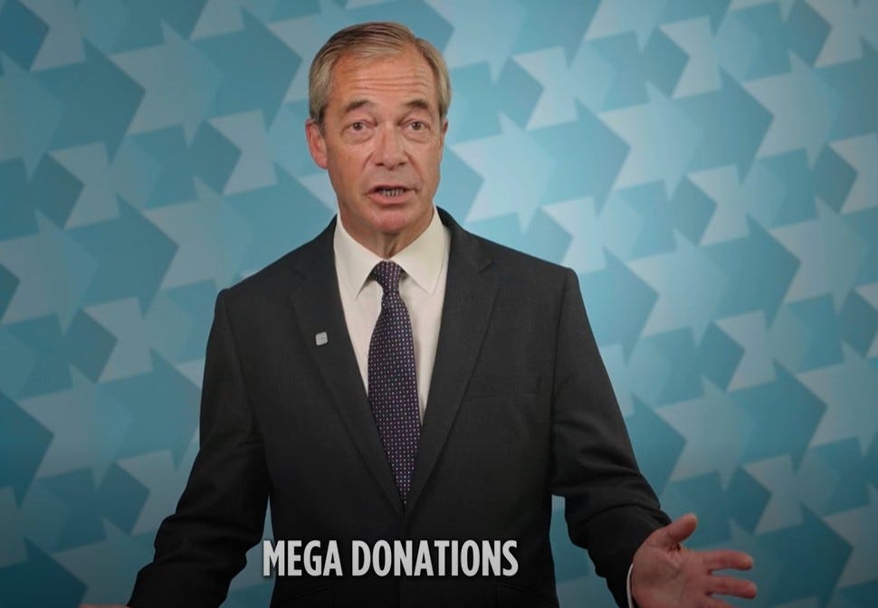 Reform’s £72million crypto donations put the foundations of democracy at stake
