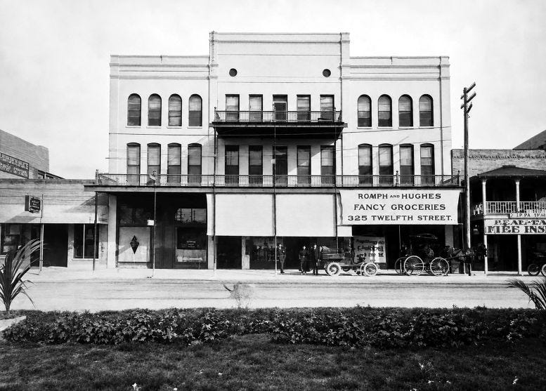  Figure 1: Romfh and Hughes Grocery in Finlay Building