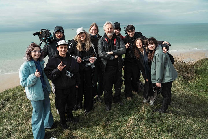 A behind-the-scenes look at our filming day on a cliff in France, with the crew working against the backdrop of an endless sea, rugged terrain, and dynamic weather. Mind of Thoughts Short Film Shoot.