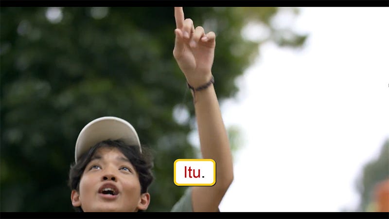 Itu, Tu, and Tuh in Indonesian