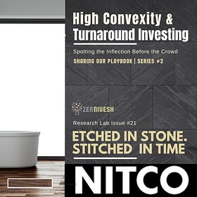 NITCO: Etched In Stone Stitched In Time
