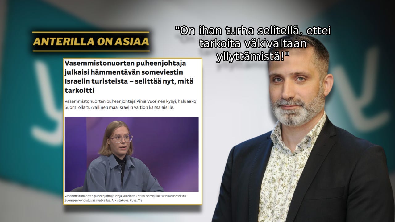 Yleisradion lisäksi myös Sinimustaliike ja sen puheenjohtaja Tuukka Kuru ovat osoittaneet tukensa Vasemmistonuorten puheenjohtajalle.