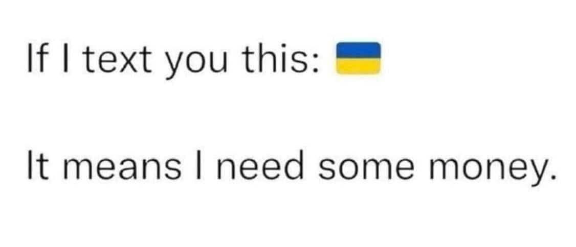 May be an image of phone, money and text that says 'If text you this: It means I need some money.'