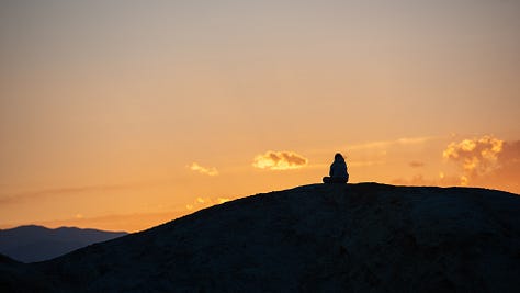 Sunset over Zabriskie Point