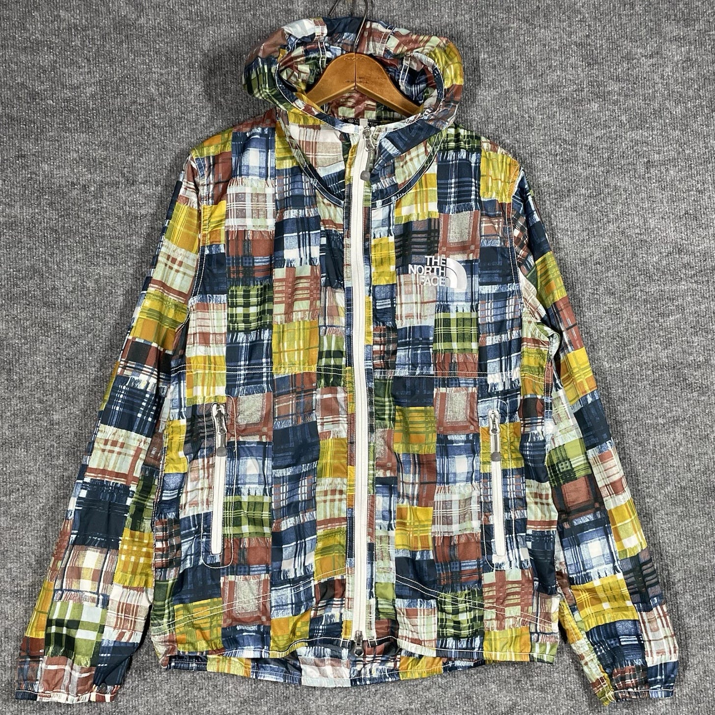 The North Face Purple Label Nanamica Pertex Jacket Medium Patchwork Print - Picture 1 of 21 The North Face Purple Label Nanamica Pertex Jacket Medium Patchwork Print - Picture 1 of 21
