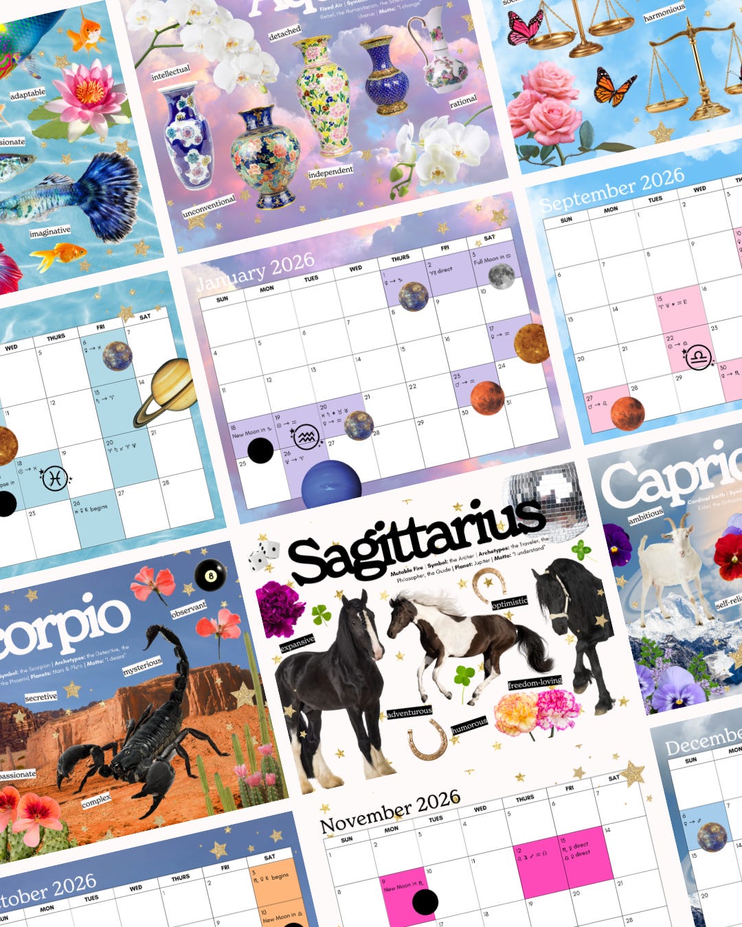Introducing the 2026 Astrology Calendar