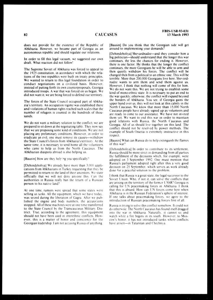 United States Foreign Broadcast Information Service | FBIS Report - 13 March 1993