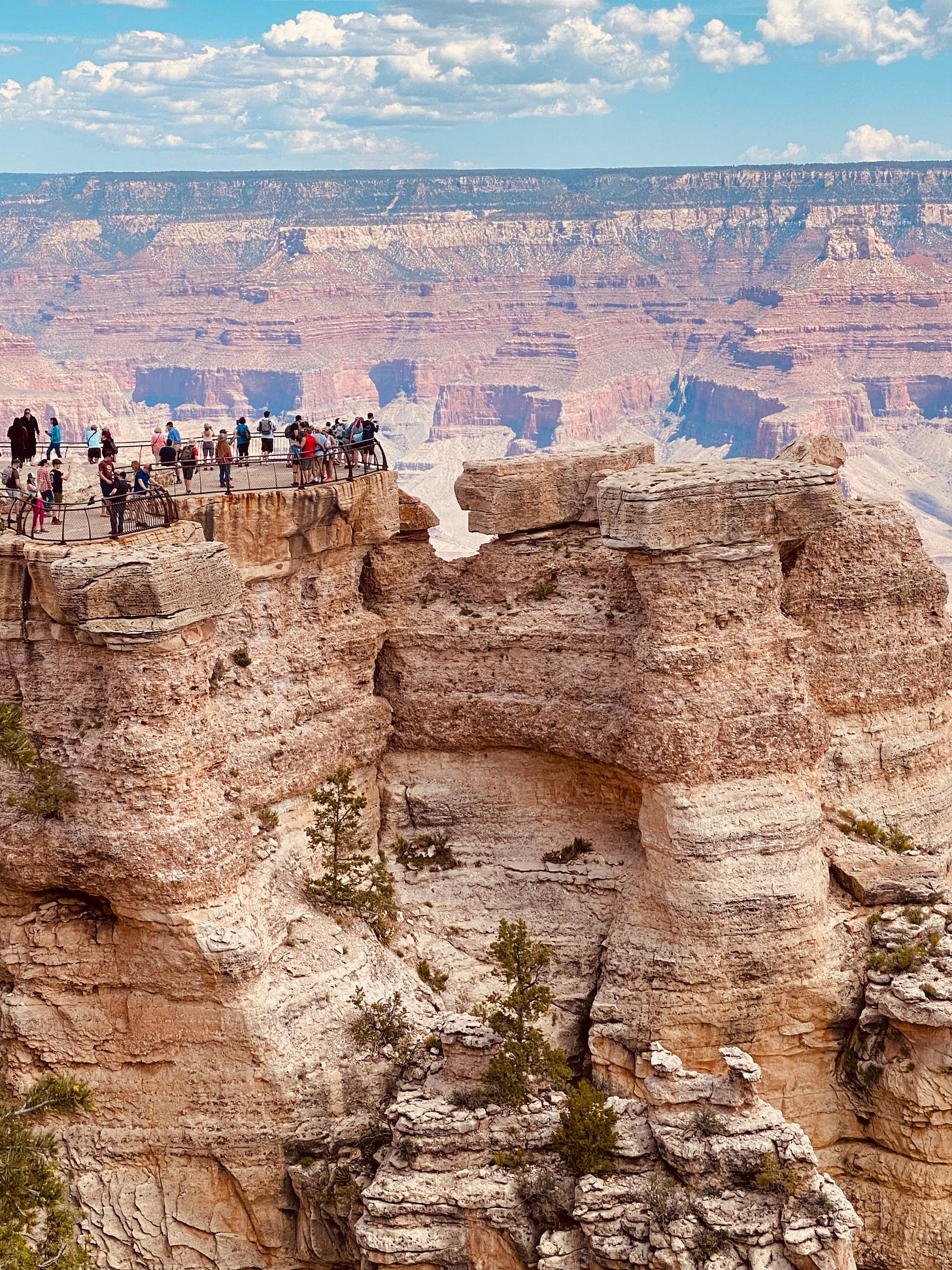 Tourists visiting the Grand Canyon Tourists visiting the Grand Canyon