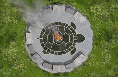 Rendering of the Indigenous gathering space