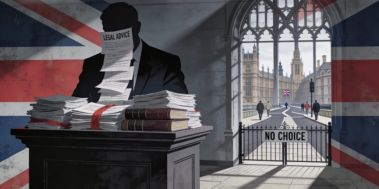 Legal Advice Says No: Starmer's Legalistic Utopia