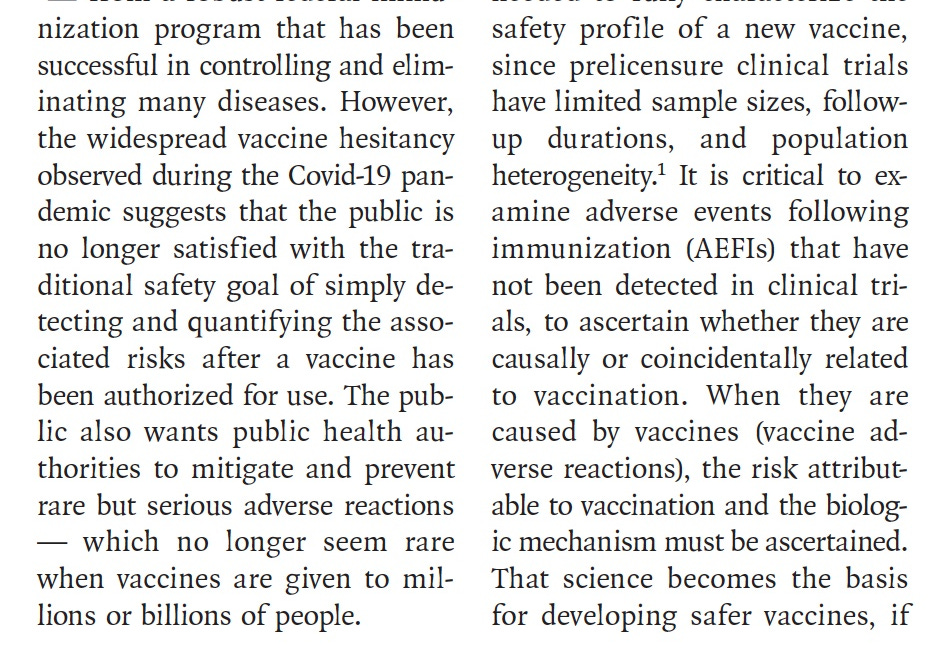 Part 2 on the evaluation of vaccine safety: Heavyweight Vaccine Pushers Demand Studies of Vaccine Safety "Postauthorization"