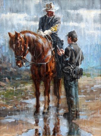 Rain or Shine by Ben Young. | Civil war artwork, Civil war art, Civil ...