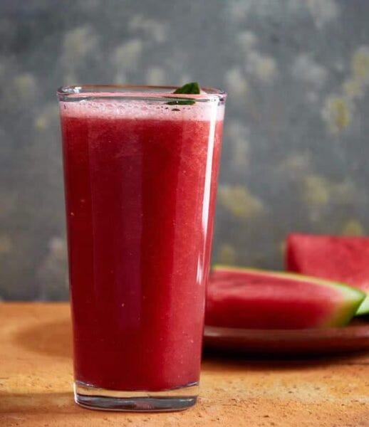 glass of watermelon water