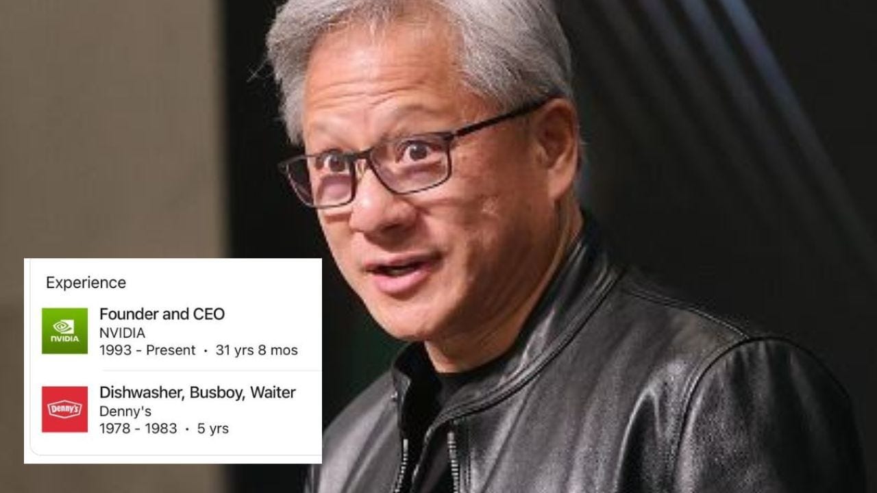 Nvidia CEO Jensen Huang's LinkedIn work experience shocks netizens | Viral News - News9live Nvidia CEO Jensen Huang's LinkedIn work experience shocks netizens | Viral News - News9live